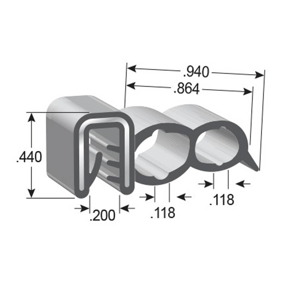 Trim-Lok Dd6187-50 Multi Purpose Weather Stripping - image 2