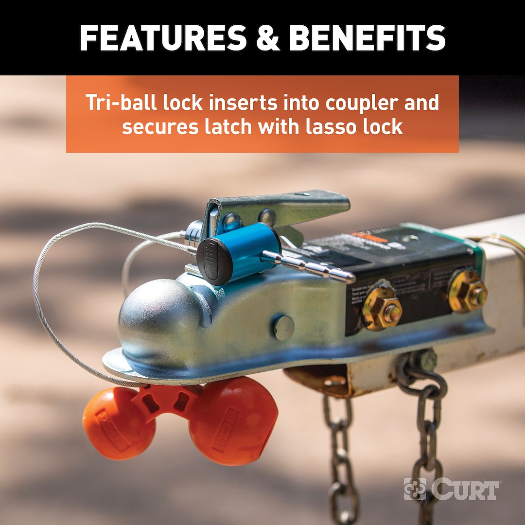 Curt 23082 Trailer Coupler Lock - image 3