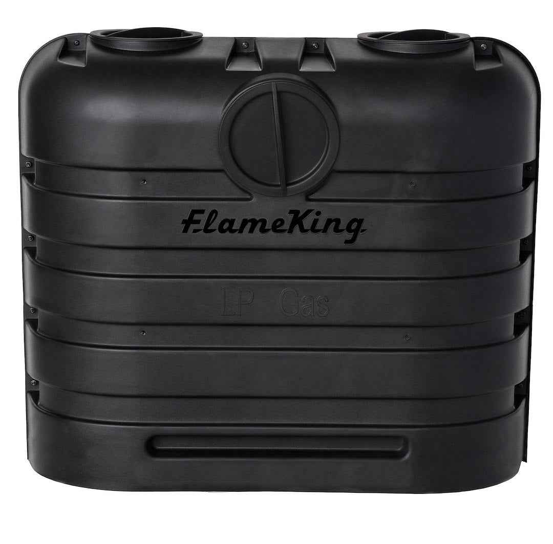 Flame King YSN-PCC-RV30 Dual 30-lb Propane Tank Cover - Black