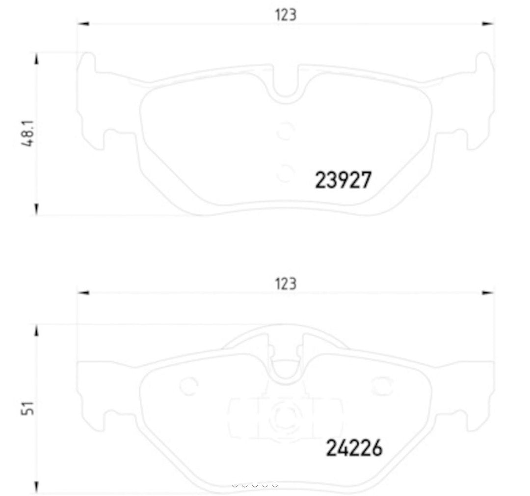 Hella Pagid 355011301 Low-Metallic Disc Brake Pad Set