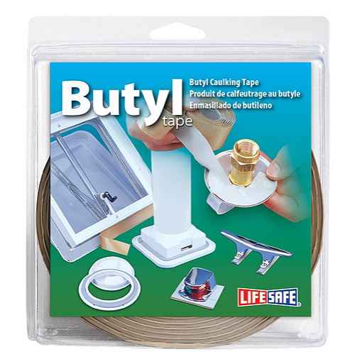 Top Tape and Label RE20760 3/4 in x 20 ft Butyl Sealing Tape - Gray