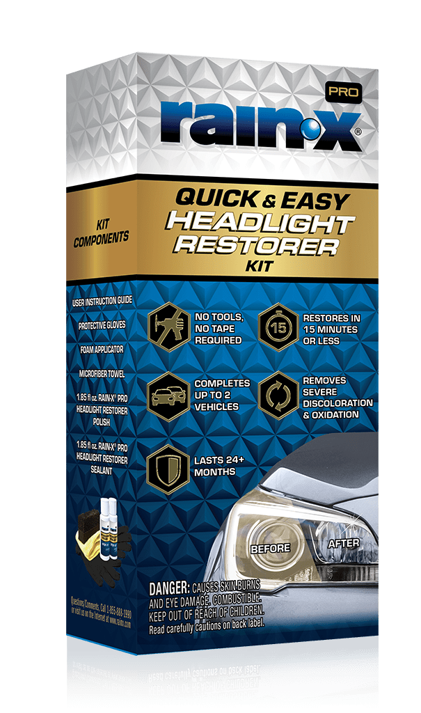 Rain-X 610200 Pro Graphene Headlight Restoration Kit