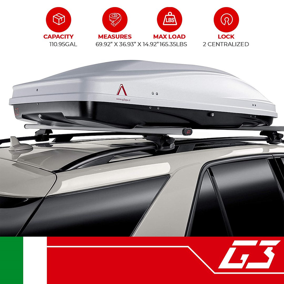 G3 S.P.A. 22.446 White ABS Spark 520 Cargo Carrier