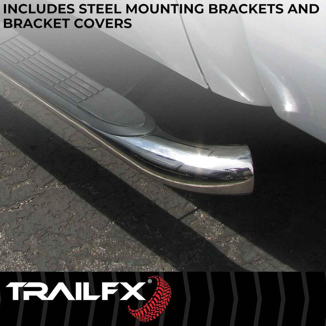 TrailFX 1130304091 Nerf Bar for Ford F-150 2009–2014