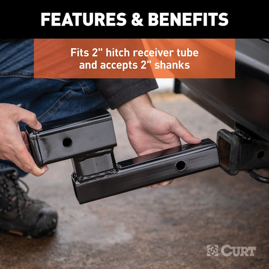 Curt 45798 Trailer Hitch Receiver Tube Adapter - image 6