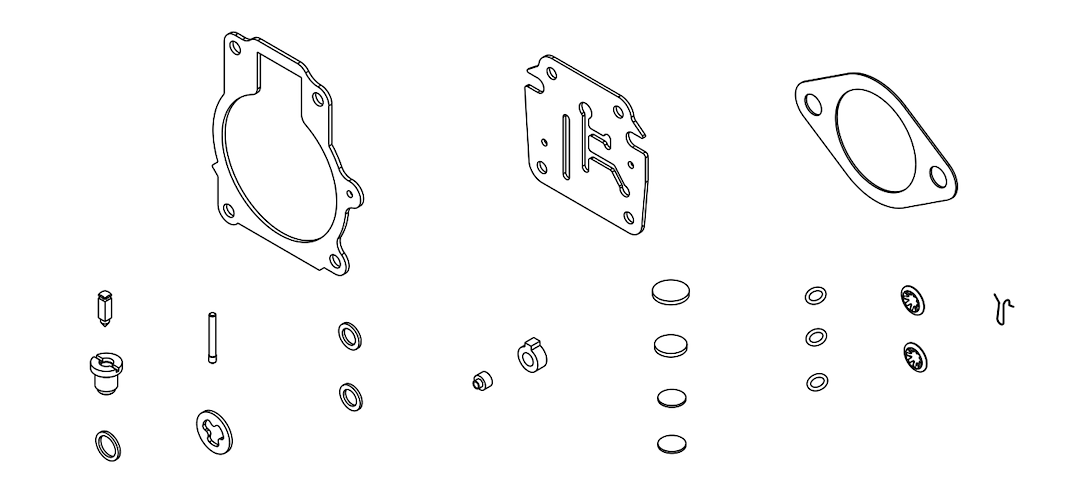 Sierra Marine 18-7042 Carburetor Rebuild Kit - image 2