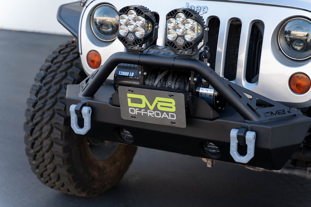DV8 Offroad LPBM-02 Flip-Up Fairlead License Bracket