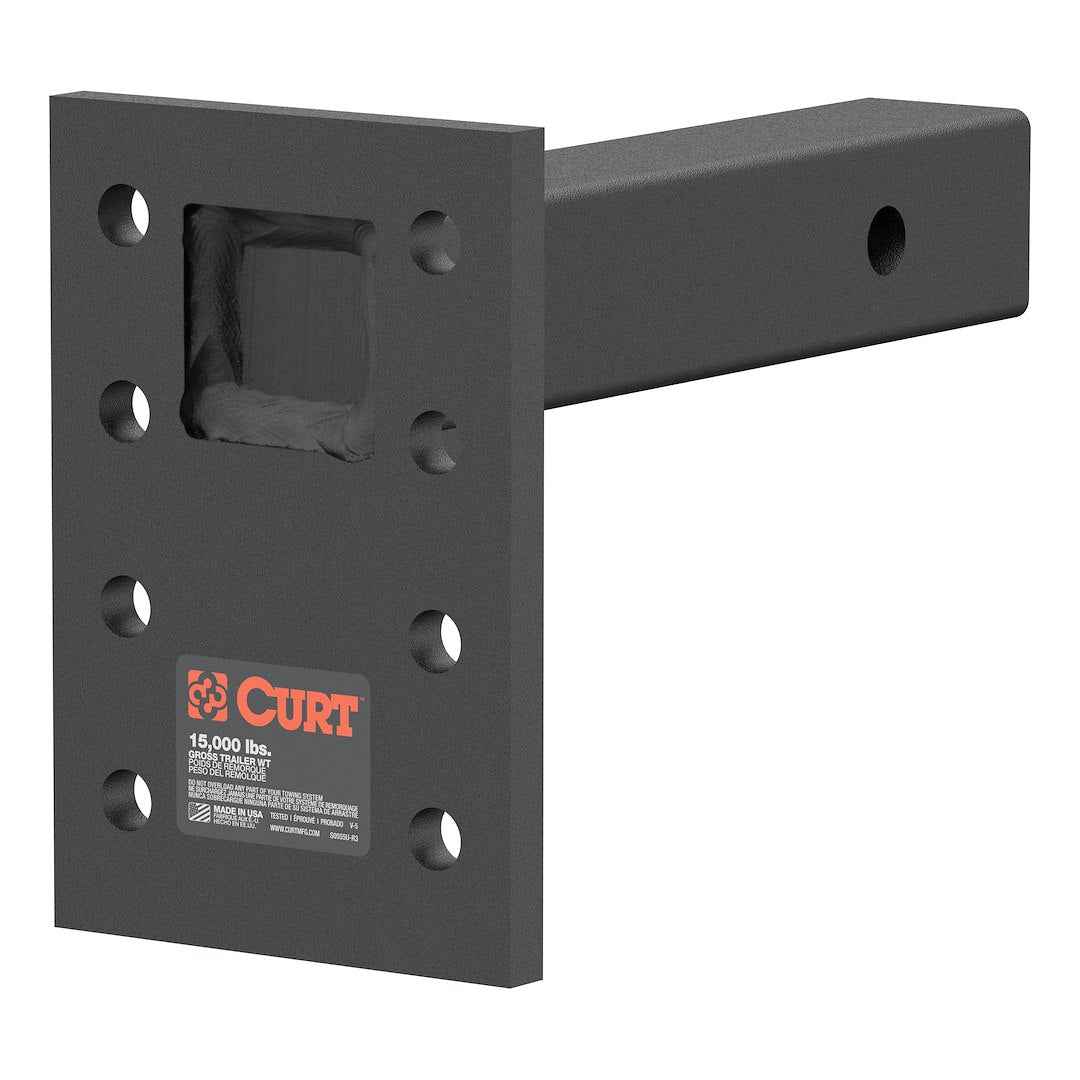 CURT 48325 Pintle Mount - 10-1/2 in Shank, 15000 lb