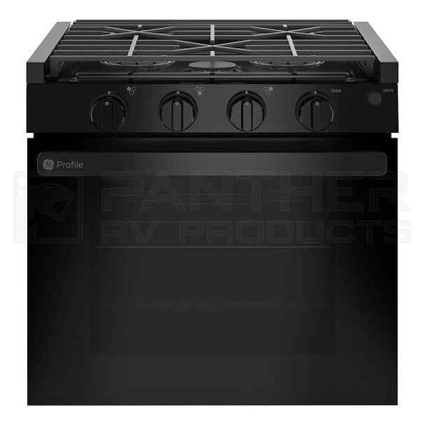 GE PLU621DWBB 3-Burner Propane RV Cooktop - Electronic Ignition