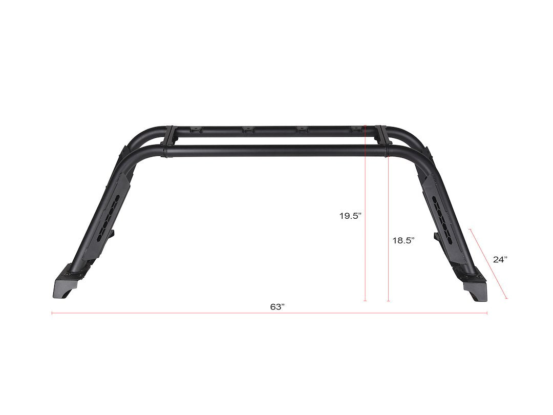 Armordillo 7162433 Modular Powder Coated Steel Truck Bed Bar - image 2
