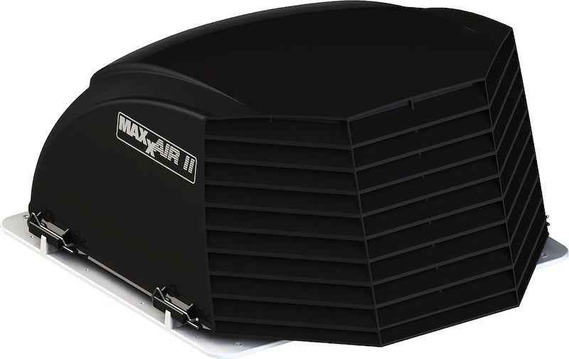 MaxxAir 00-933082 Maxxair II RV Roof Vent Cover for 14" x 14" Vents – Black