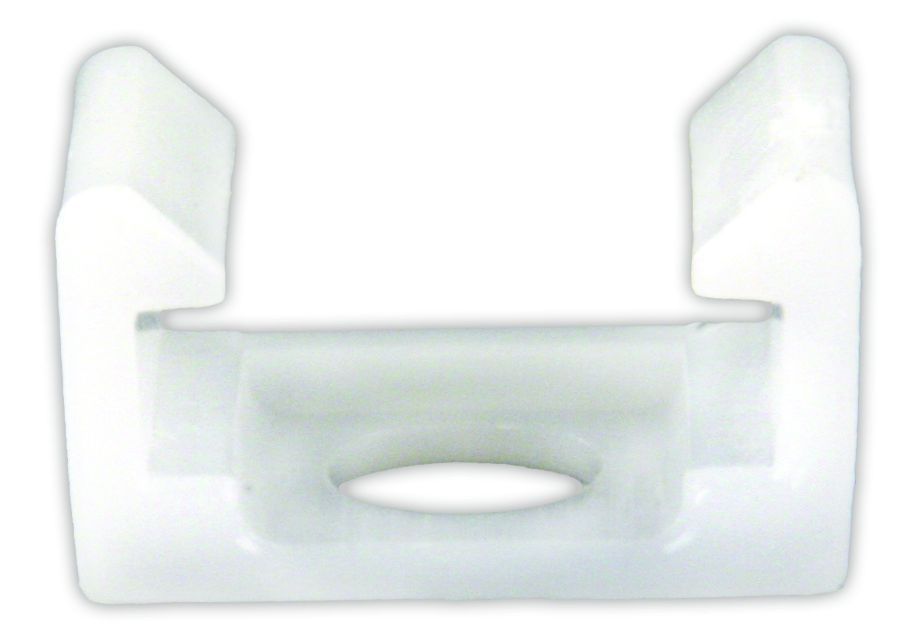JR Products Window Curtain Glider (81455) – Color: White