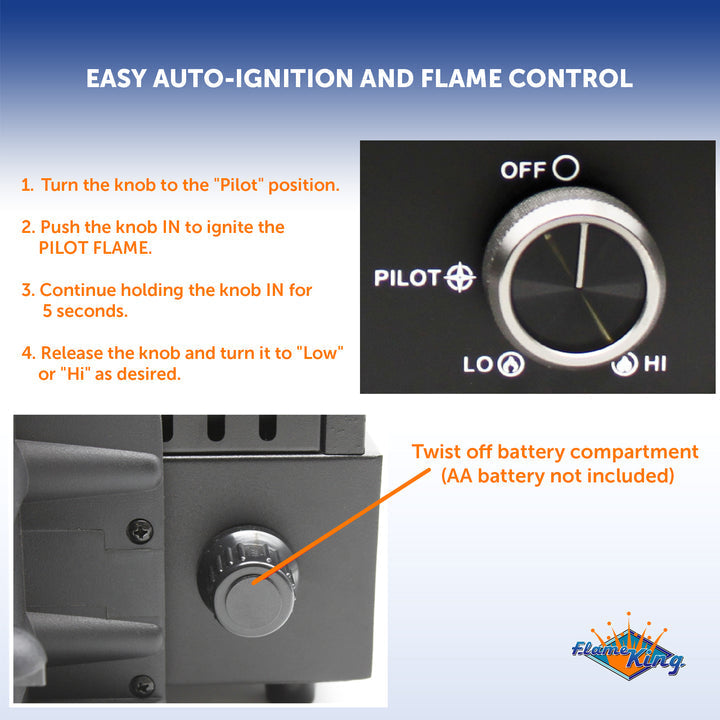 Flame King Fk-Alf-P1a1 Fireplace Insert - image 5