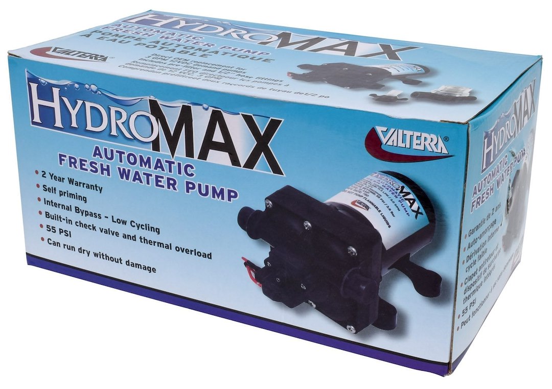 Valterra P25201 12V RV Fresh Water Pump - 3 GPM, 55 PSI