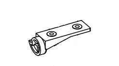 Norcold 50605 Fridge Evaporator Door Mounting Clip – Bottom Left