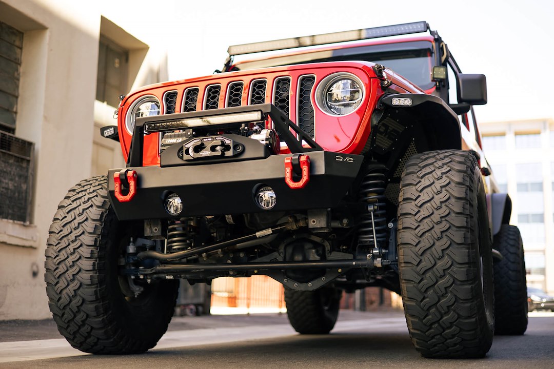 DV8 Offroad FBJL-06 FS-25 Stubby Steel Front Bumper