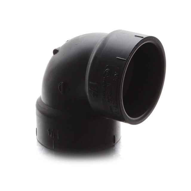 LaSalle Bristol 632203 ABS 90 Degree Short Turn Elbow - 3 in Slip