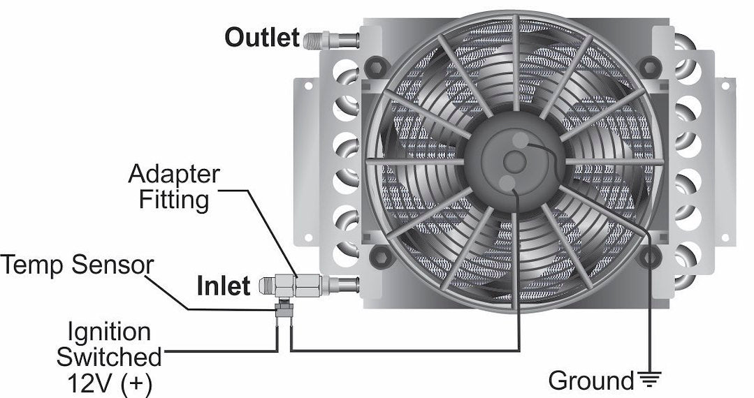 Derale 35020 Preset In-Line Cooling Fan Thermostat - image 3