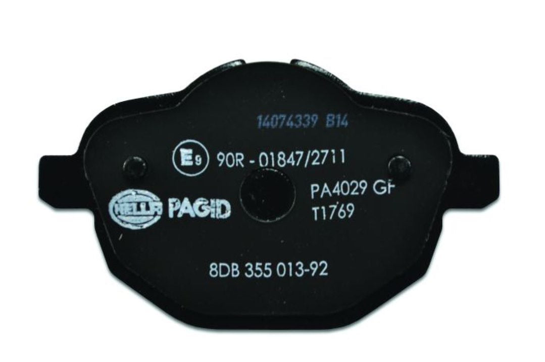 Hella Pagid 355013921 Low-Metallic Disc Brake Pad Set