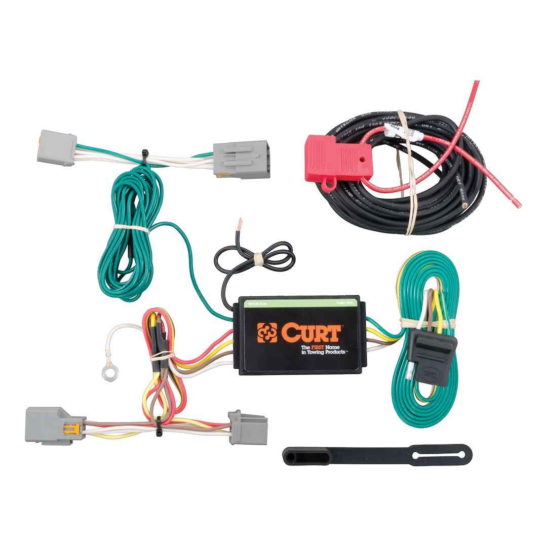 CURT 56218 Custom 4-Way Flat Wiring - Ford Transit Connect