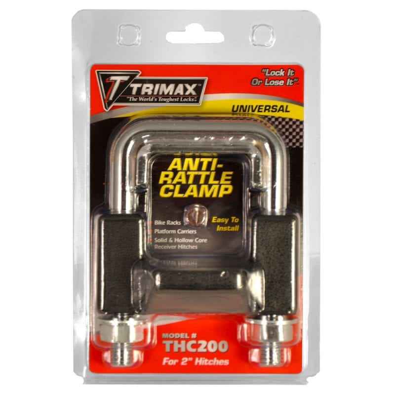 Trimax Locks THC200 2 in Receiver Hitch Anti-Rattle Clamp