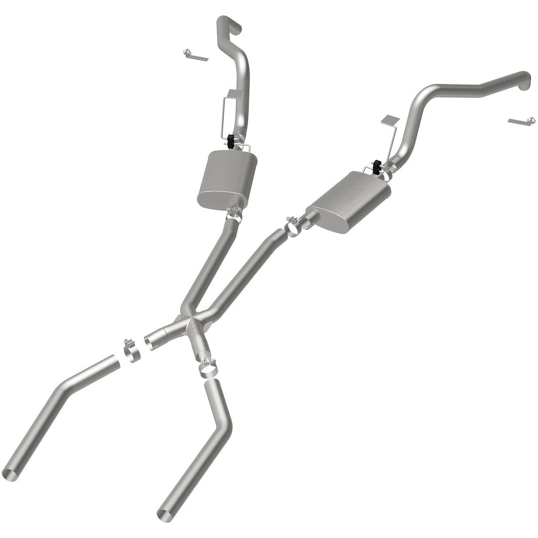 MagnaFlow 15896 Dual Crossmember-Back Exhaust Kit with Tru-X