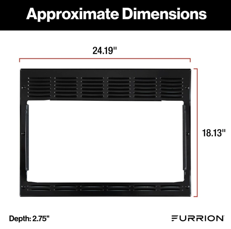 Furrion 2024001707 Microwave Trim Kit for FMAM11AA-BL - Black