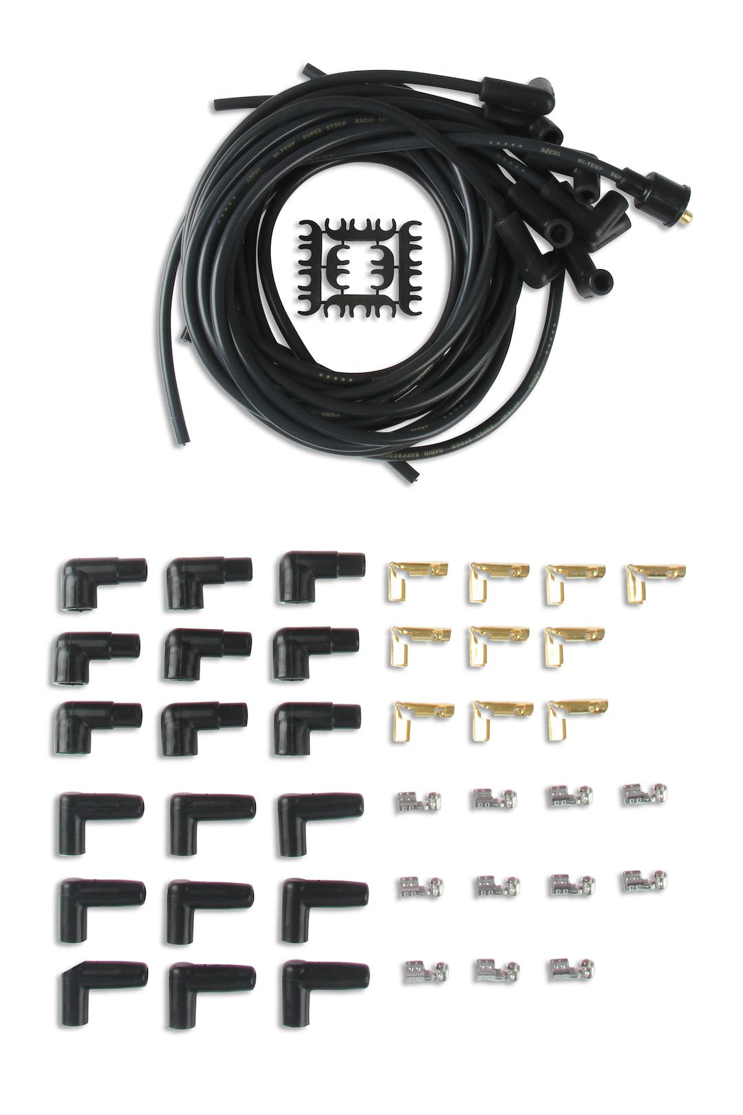 ACCEL Ignition Super Stock 4000 Series Male Spark Plug Wire Set 4041K - image 2