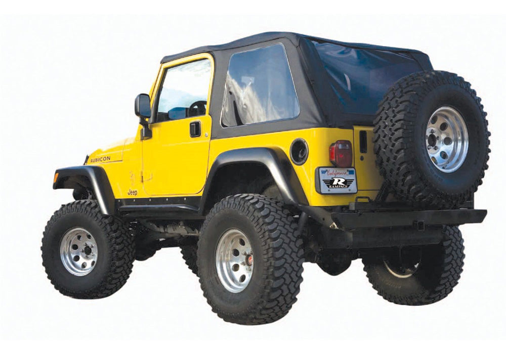 Rampage 109535 Black Diamond Frameless Soft Top Kit
