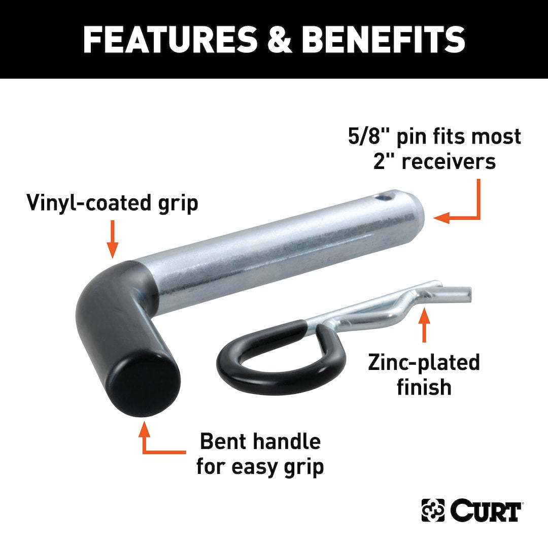 CURT Single Fully Universal 2 Inch Receiver Hitch Trailer (21510)