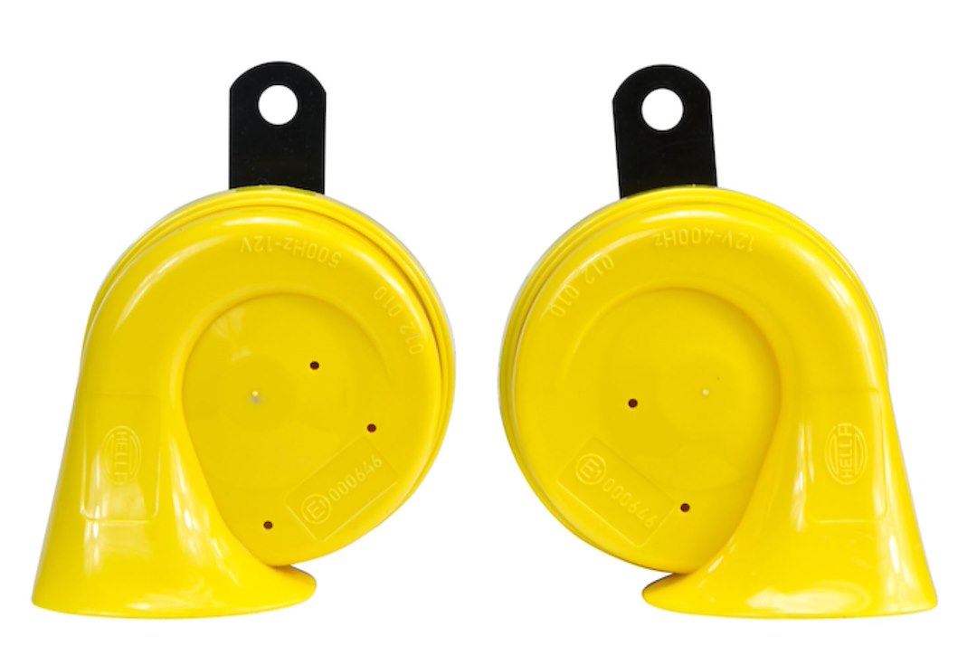 Hella 012010821 Yellow Trumpet Horn Kit