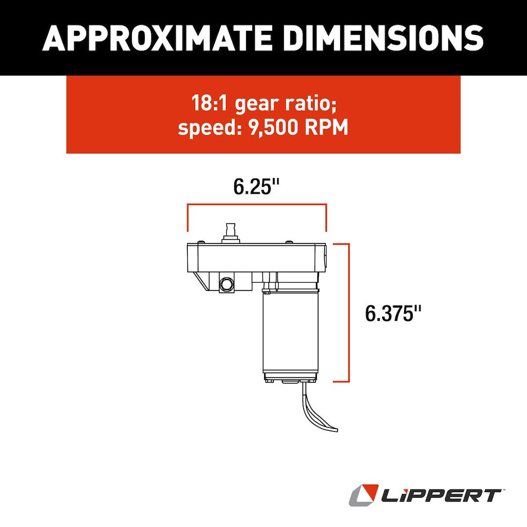 Lippert Components 132682 Slide Out Motor - image 5