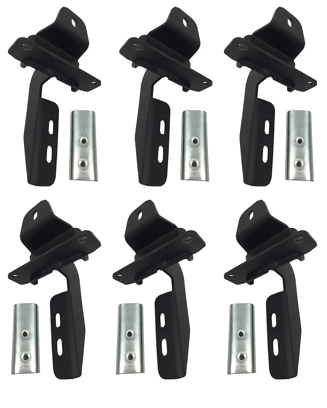 Go Rhino 6845065 Nerf Bar Brackets for 18 Wrangler JLU