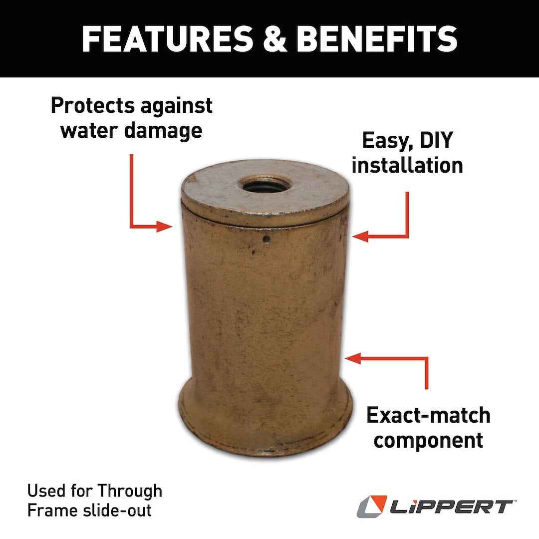 Lippert 122840 Slide-Out Stop Can - Steel