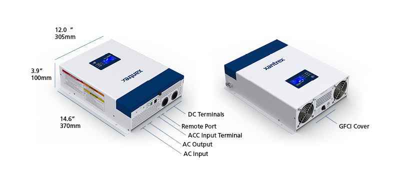 Xantrex 817-2000 Power Inverter - 2000W Continuous, 12V DC