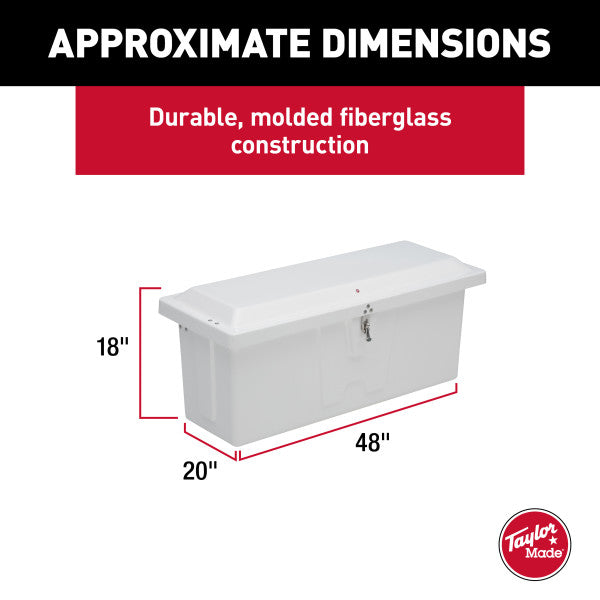 Taylor Made 83557 Dock Storage Box - 20 in