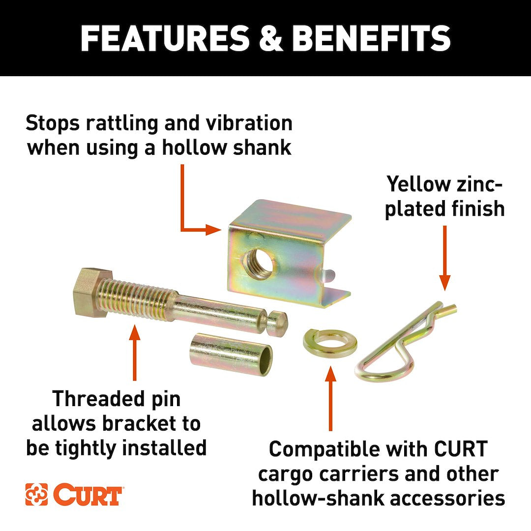 CURT Trailer Hitch Receiver Tube Anti Rattle Bracket (22323)