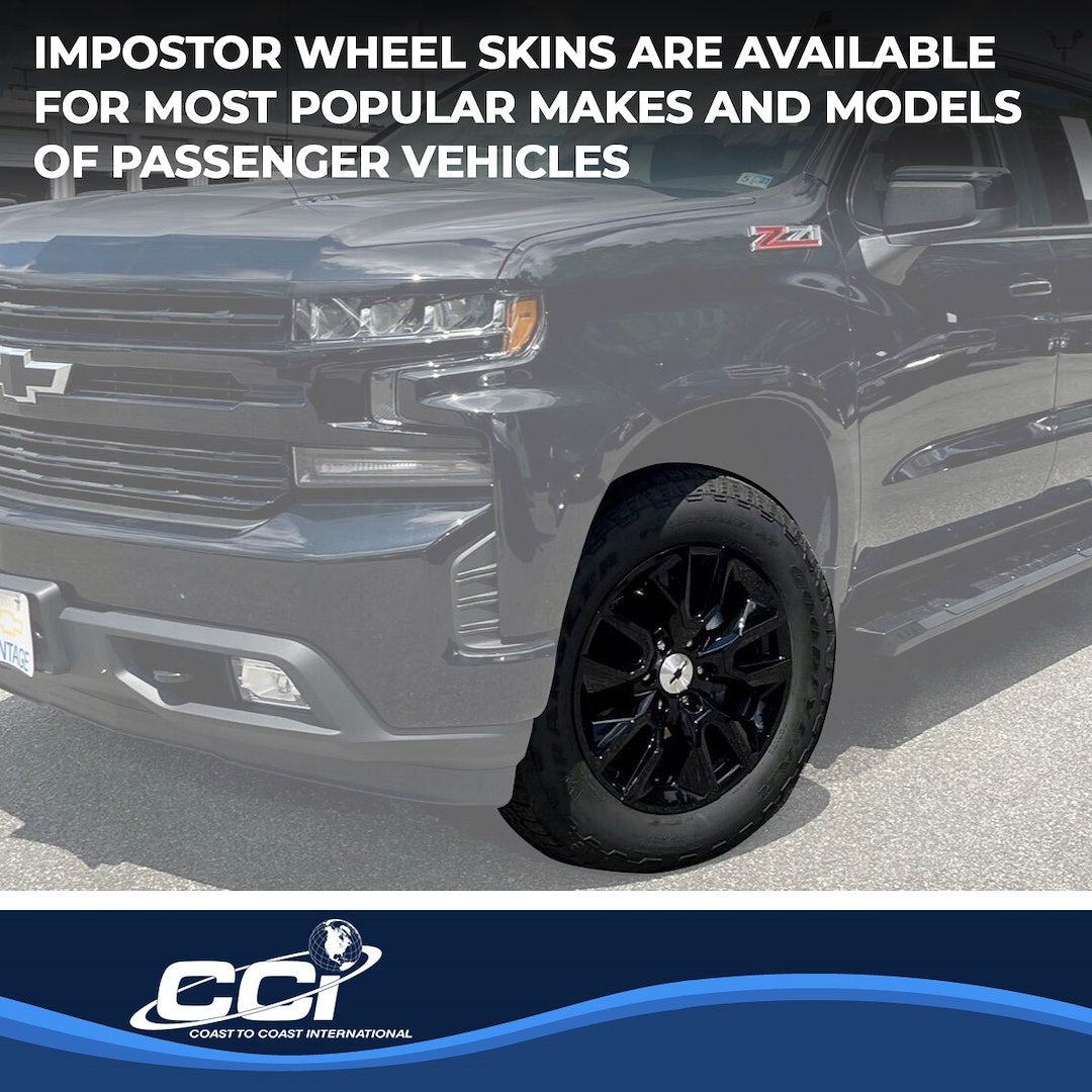 Coast To Coast IMP454BLK Black Silverado/Tahoe Wheel Skins - image 7