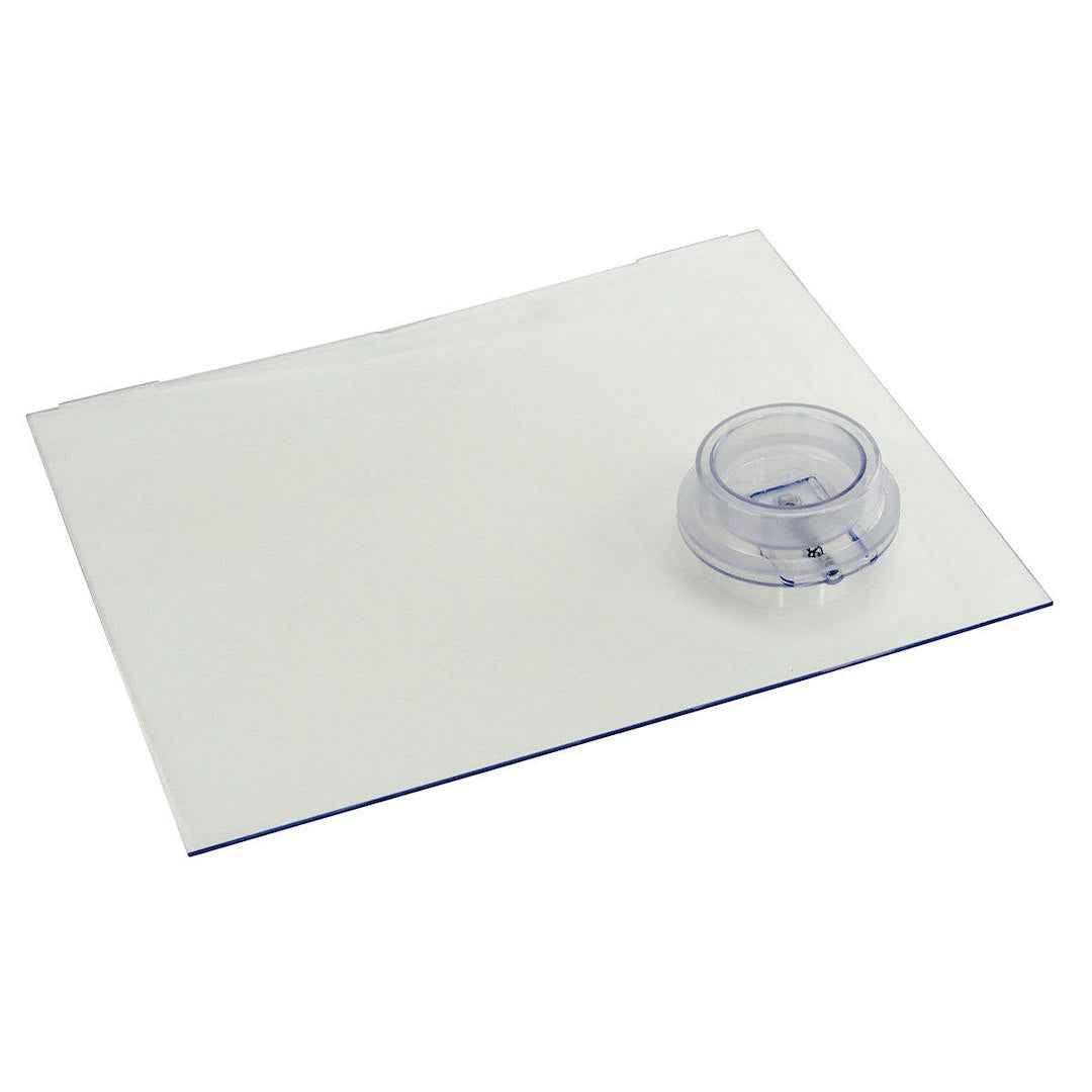 Lippert 239061 Screen-Door Slide Panel - 12 in, Clear