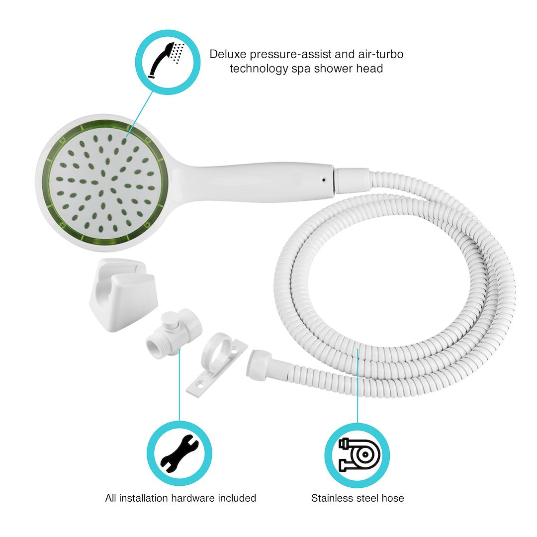 Dura Faucet Df-Sa470k-Wt Shower Head - image 2