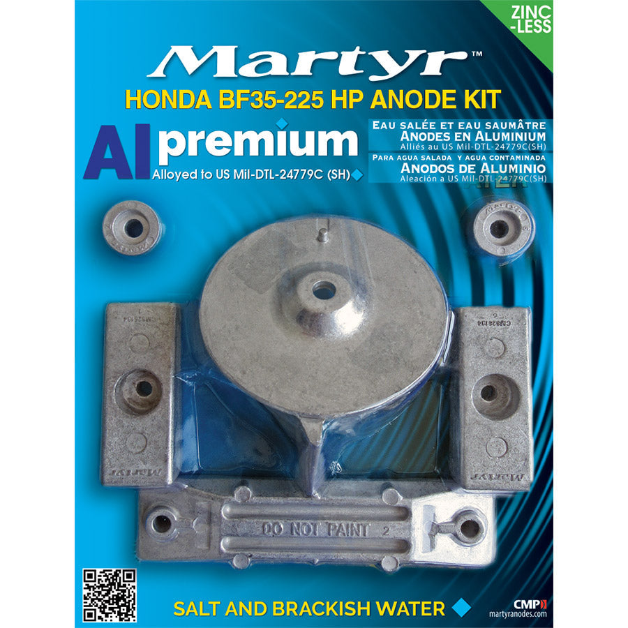 Martyr Anodes Cmhbf35225kita Marine Anode Kit