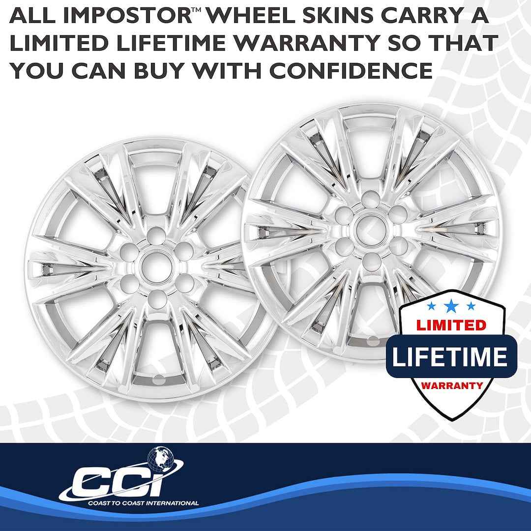 Coast To Coast IMP518X Chrome 18-Inch IMPOSTOR Skin Set