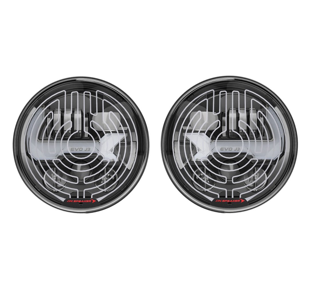 J.W. Speaker 0558153 EVO J3 Heated LED Headlight Kit