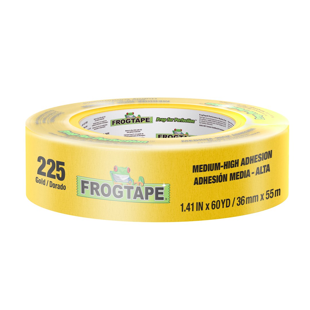 Shurtape 105375 CP 225 Gold Masking Tape, 32 Rolls