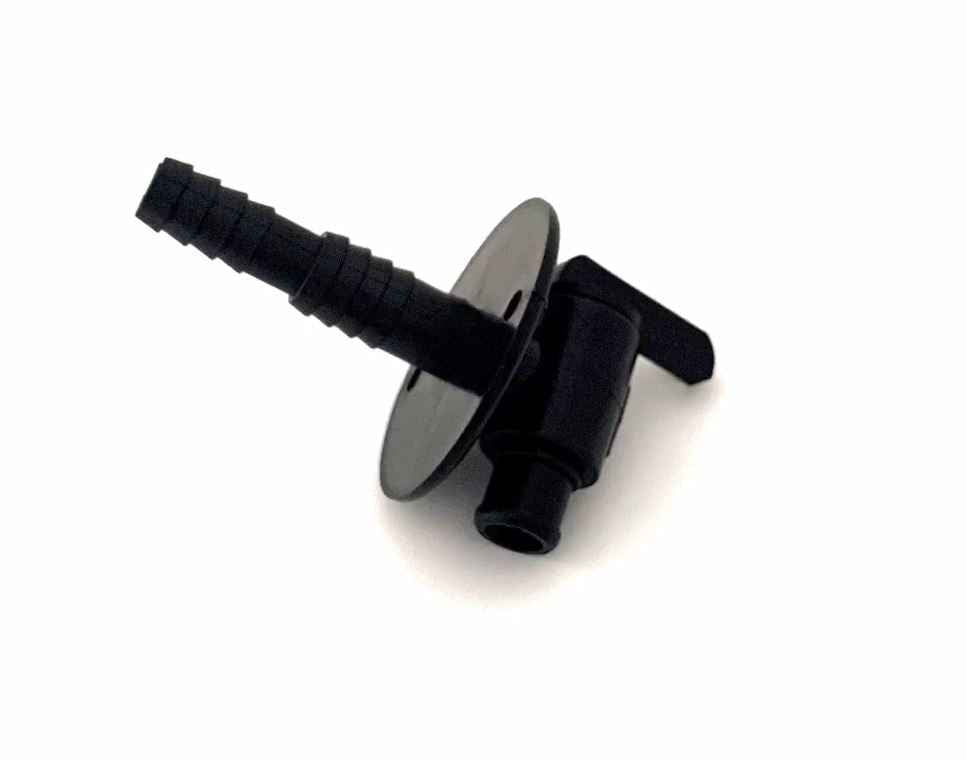 JR Products Fresh Water Shut Off Valve 0462415 – Color: Black