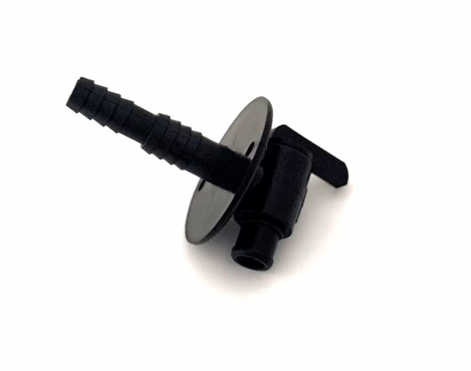 JR Products Fresh Water Shut Off Valve (0462415) – Color: Black