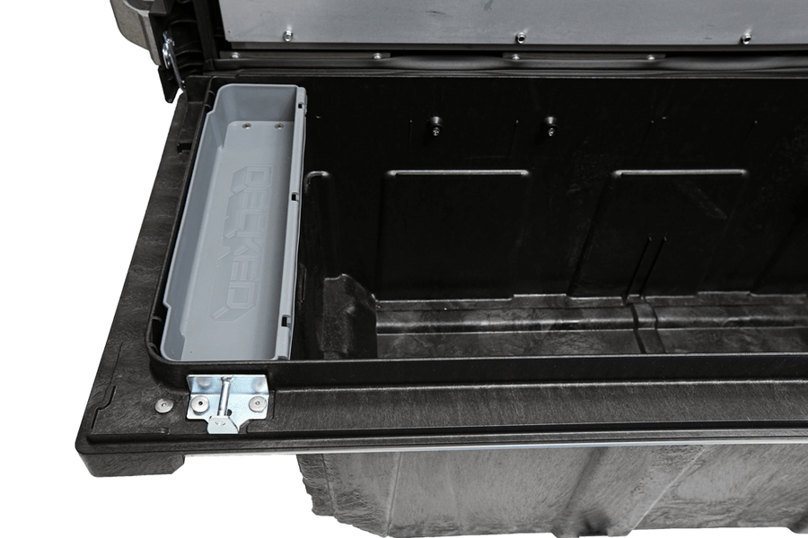Decked ATB1SST Small Gray Snack Tool Box Tray