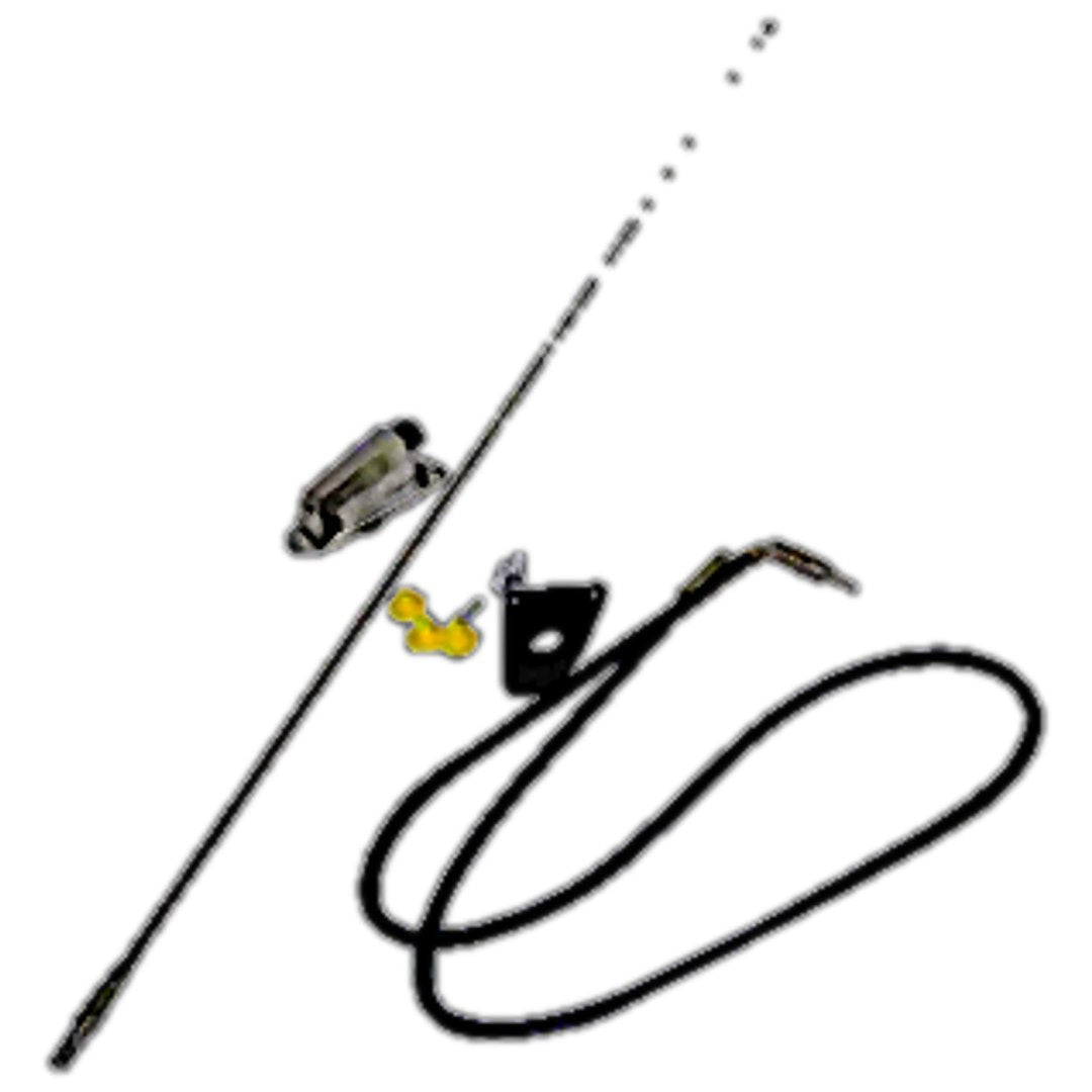 Crown Automotive 8127842K 33-1/2-Inch Chrome Power Radio Antenna - image 2
