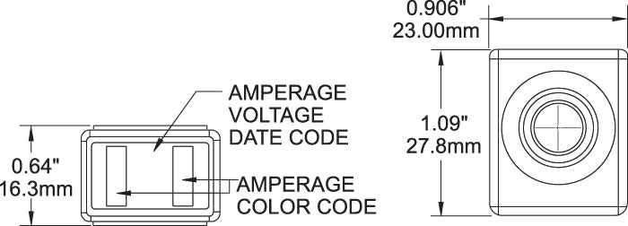Blue Sea 5190-BSS 300A MRBF Terminal Fuse