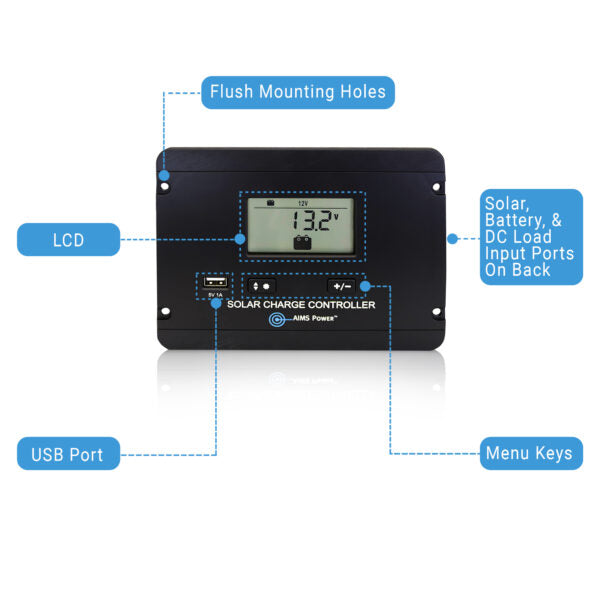 Aims Power Scc30afm Battery Charger Controller - image 3